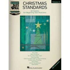 HAL LEONARD EASY Jazz Play Along Christmas Standards 18 Classics For Beginning Musicians