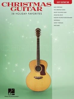 HAL LEONARD CHRISTMAS Guitar 58 Holiday Favorites Easy Guitar Tab Edition