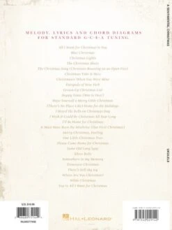 HAL LEONARD A Sentimental Christmas For Ukulele -Jingle Bells Store 00277956 bcover