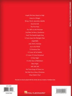 HAL LEONARD CHRISTMAS Carols For Two Flutes Easy Instrumental Duets -Jingle Bells Store 00277964 bcover