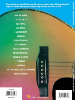 HAL LEONARD EASY Pop Christmas Rhythms Supplement To Any Guitar Method -Jingle Bells Store 00278177 bcoverz