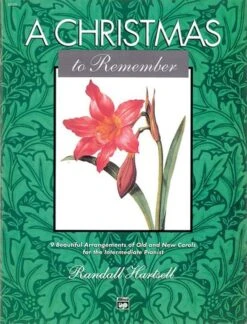 ALFRED A Christmas To Remember Arranged By Randall Hartsell