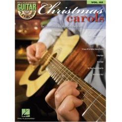 HAL LEONARD GUITAR Play-along Christmas Carols Cd Included