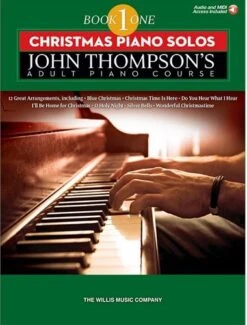 WILLIS MUSIC JOHN Thompson's Adult Piano Course Christmas Piano Solos Book 1