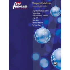 ALFRED JAZZ Performer Uniquely Christmas Arranged By Bill Cunliffe Advanced Piano