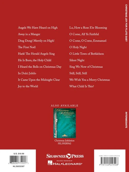 SHAWNEE PRESS CHRISTMAS Joy For Flute Duet (intermediate) Arranged By Judy Nishimura 4 SHAWNEE PRESS CHRISTMAS Joy For Flute Duet (intermediate) Arranged By Judy Nishimura - Image 2