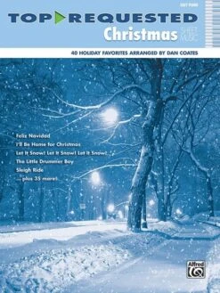 ALFRED TOP Requested Christmas Sheet Music For Easy Piano Arr. By Dan Coates