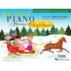 FABER MY First Piano Adventure Christmas Book B Steps On The Staff